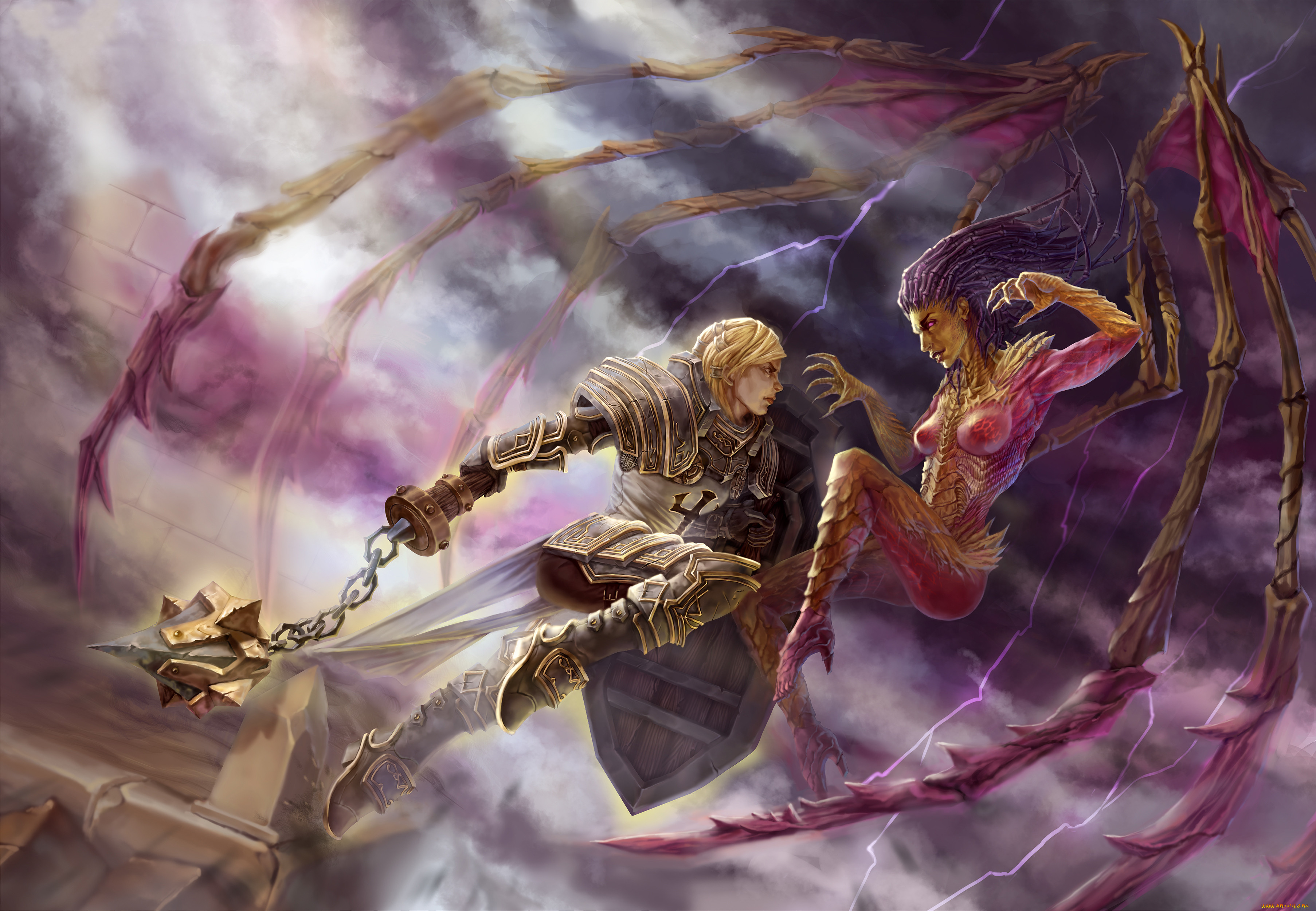  , heroes of the storm, crusader, of, zakarum, johanna, diablo, sarah, kerrigan, starcraft, heroes, the, storm
